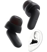 QubitPulse Ear Plugs for Sleeping All-Night Wear Without Ear Pain Side Sleeper Patent Qufits Eart...