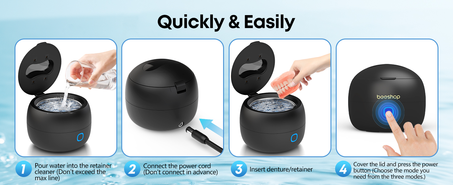 ultrasonic denture cleaner
