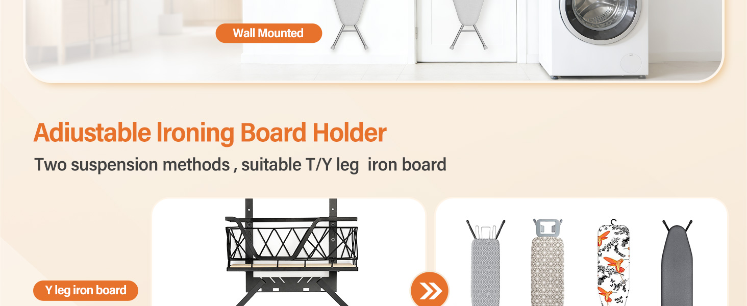ironing board holder