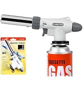 DS. DISTINCTIVE STYLE Butane Torch Kitchen Blow Lighter, Creme Brulee Blow Torch for Reverse Sear...