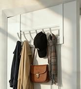 WLCSNG Over The Door Hooks with 6 Hooks for Hanging-Space-Saving,Over The Door Hanger,Over The Do...
