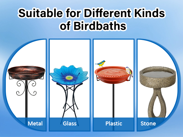 bird bath heaters for outdoors in winter