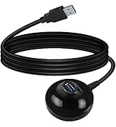 HATMINI 4.9FT USB 3.0 Extension Cable with Pedestal,5Gbps USB 3.0 Type-A Male to Female Extension...