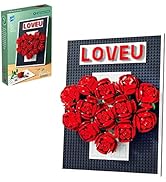 CODE FLORIST Rose Bouquet Building Kit,Forever Rose Artificial Flowers with Gift Box,Valentine's ...