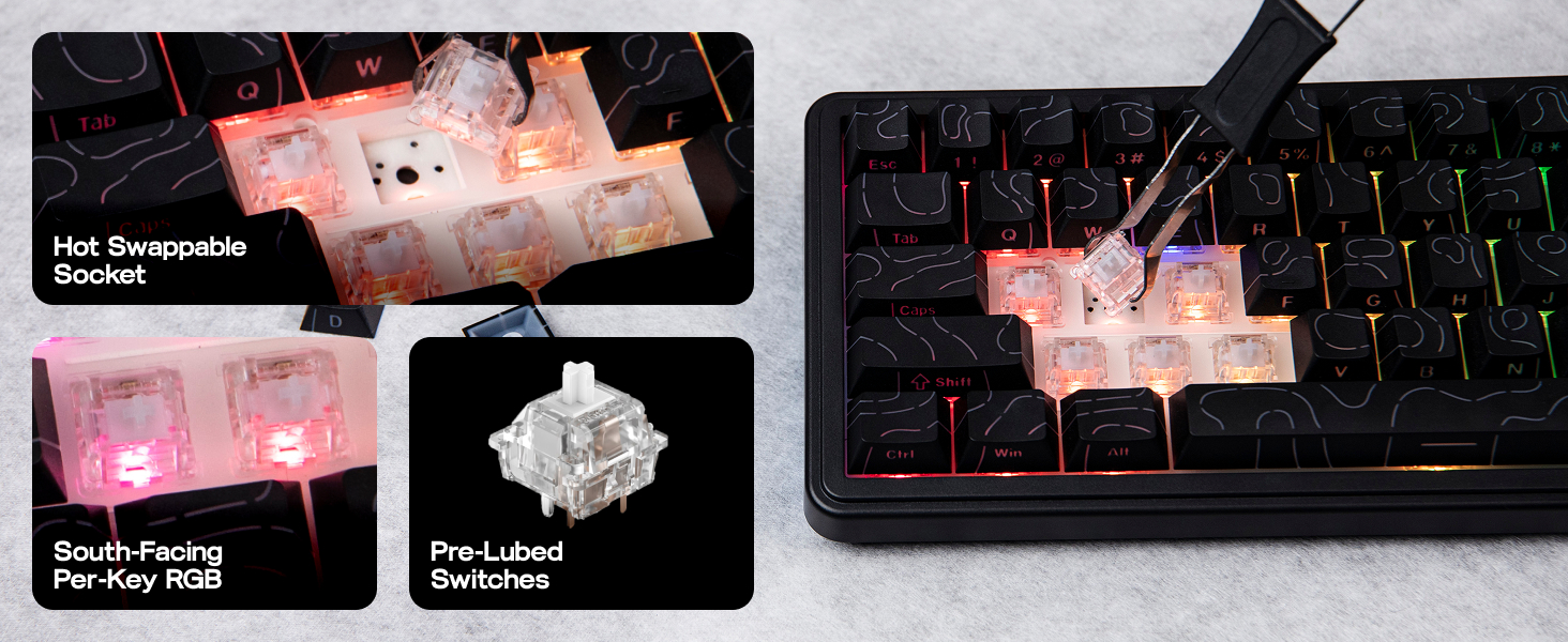 F65PRO Wireless Gaming Keyboard