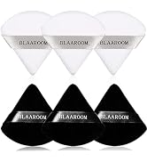 6 Pieces Powder Puff for Face Powder Makeup Puff Velour Soft Triangle Powder Puffs for Loose Powd...