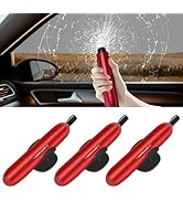 YONGMING 3 Pack Emergency Car Seatbelt Cutter and Glass Window Breaker,2-in-1 Portable Multifunct...