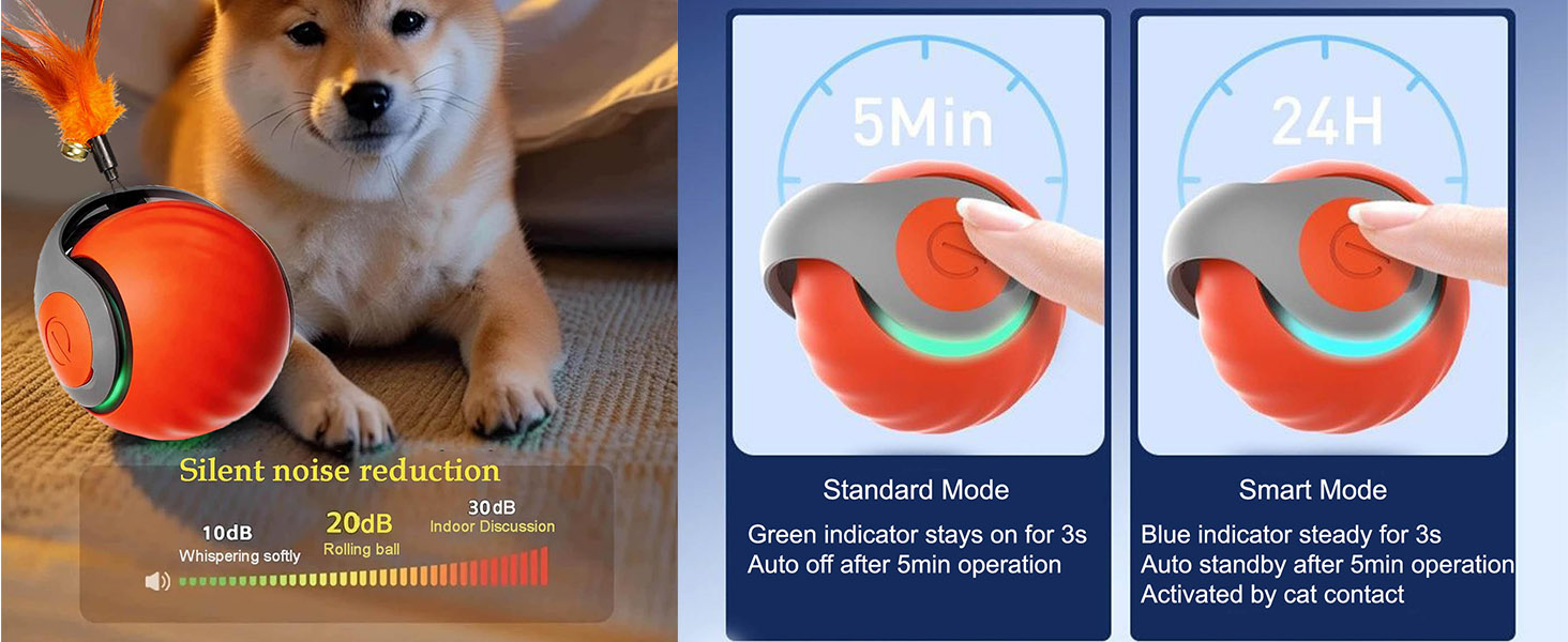 interactive cat ball