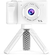 Andoer 1080P Kids Digital Camera with Tripod Mini Video Camera for Kids 12MP 2.4 Inch IPS Screen ...