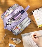 purple big pencil bag