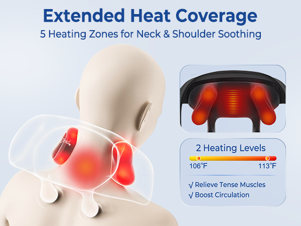 neck and shoulder massager for pain relief