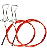 MCAMPAS 62-24164-01 Furnace Igniter &amp; Flame Sensor, 2 Pack Direct Spark Replacement for Rheem/Ruu...