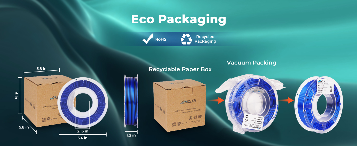 PLA Filament 1.75mm 3D Printer filaments High Speed PLA Filament 1.75mm