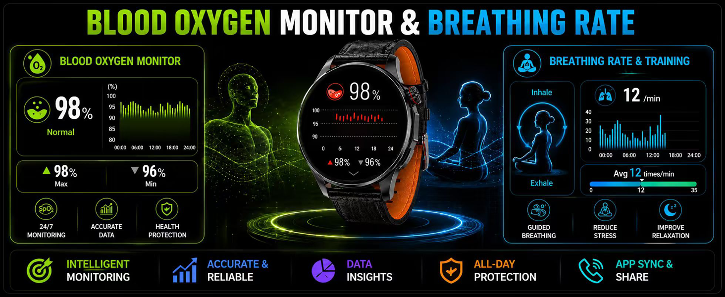 Smart watches compatible with Android and iOS phones