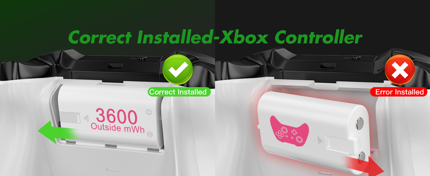 rechargeable xbox battery pack