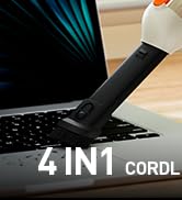 OXILAM Handheld Vacuum Cordless, 4 in 1 Car Vacuum Portable Cordless with 14000Pa Strong Suction,...