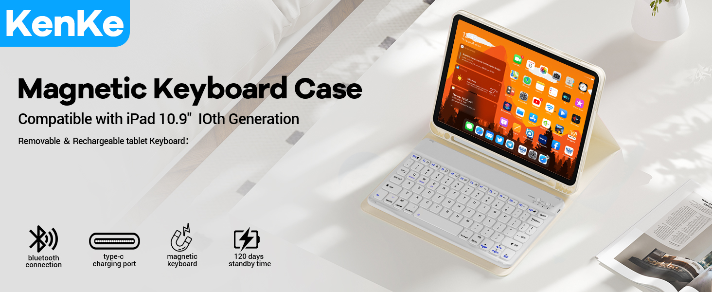 keyboard case for ipad 11th/10th