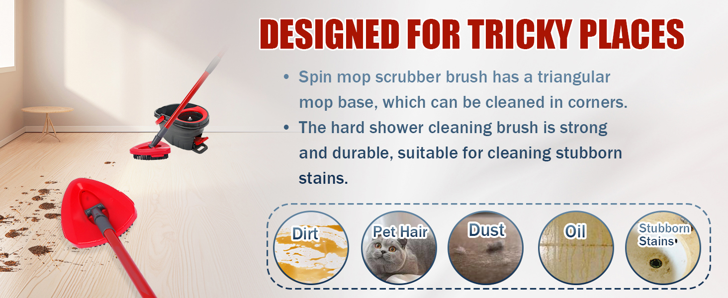 scrub brush replacement head