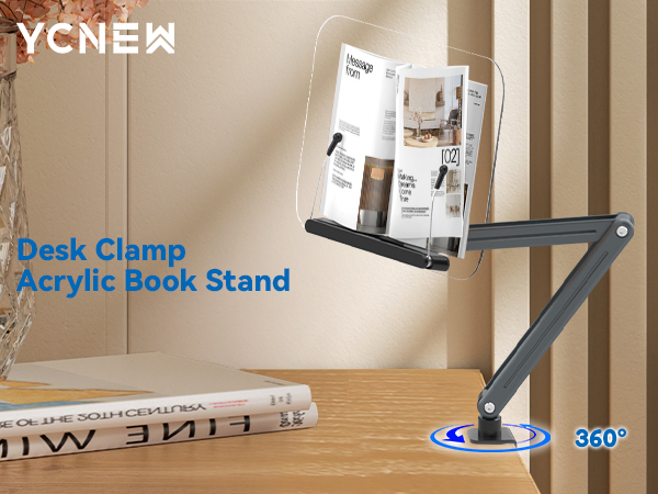 Acrylic book stand