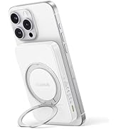 Baseus PicoGo Magnetic Power Bank, Qi2 Certified 15W Ultra-Fast Wireless Portable Charger with St...