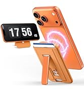 Oterkin for MagSafe Wallet Stand, Adjustable Metal Stand &amp; Strong Magnetic Card Holder for iPhone...