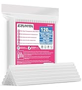 EZUVITA Mini Size Hot Glue Sticks, 0.27” Dia x 8” Long, 120-Pack Clear Hot Melt Glue Gun Sticks f...