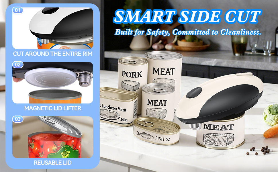 rechargeable can opener cordless battery operated powered usb automatic auto electric one touch mini