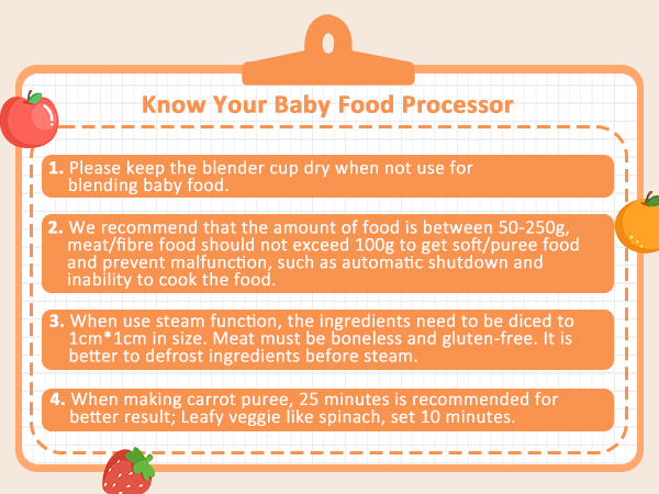 baby food processor and steamer