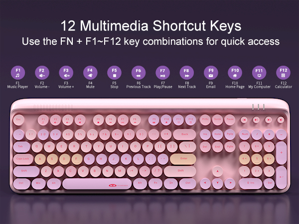 12 Multimedia Shortcut Keys