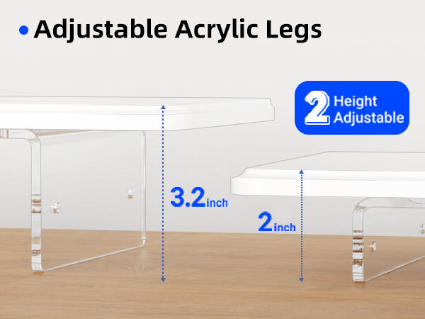 Two heights are available