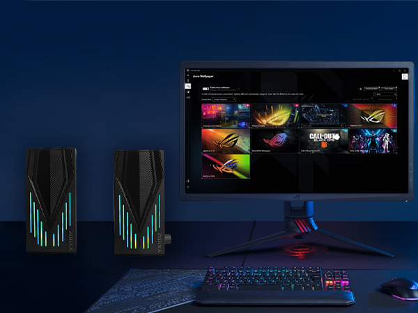 RGB computer speaker