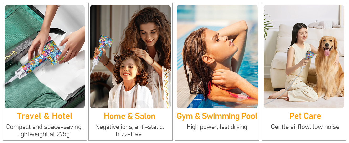 travel hair dryers for women