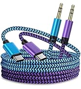2* 3FT Aux Cord, USB C to 3.5mm Audio Cable Ox Chord USBC Male Headphone Cord Auxiliary Stereo Ja...