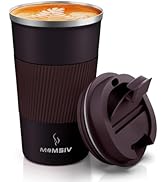 MOMSIV 17oz Travel Mug, Insulated Coffee Cup with Leakproof Lid, Vacuum Stainless Steel Double Wa...