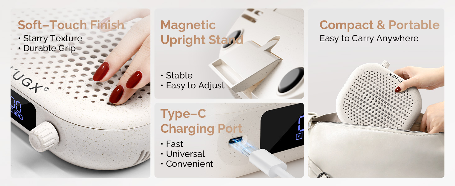 nail vacum dust collector