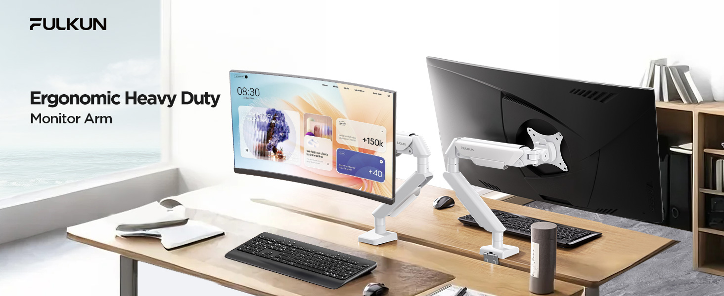 heavy duty monitor arm