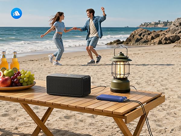 portable charger with built in cable