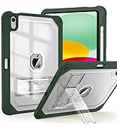 ZoneFoker Case for iPad 10th Generation 10.9 inch 2022, Heavy Duty Shockproof Rugged Protective w...