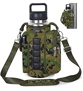 icolor Magnetic Gym Bag Water Bottle Carrier Holder with Phone Pockets &amp; Shoulder Strap,Gym Magne...