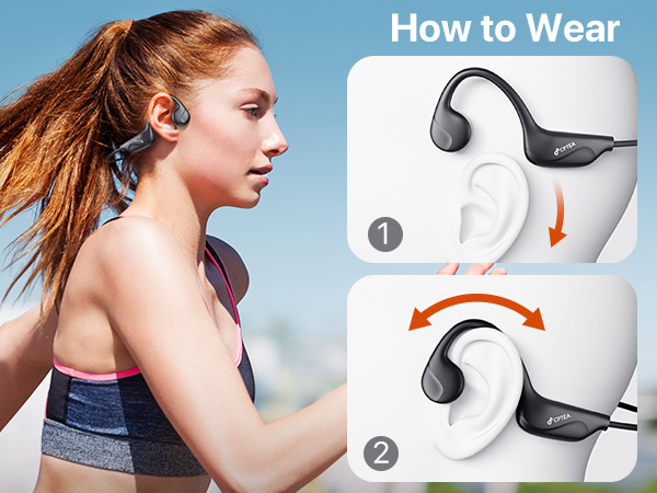 wireless bone conduction headphones bluetooth bone conduction headphones