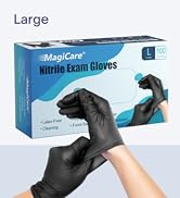 Large black MagiCare gloves