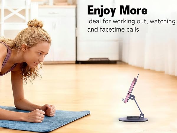 Enjoy More Ideal for working out, watching videosand facetime calls