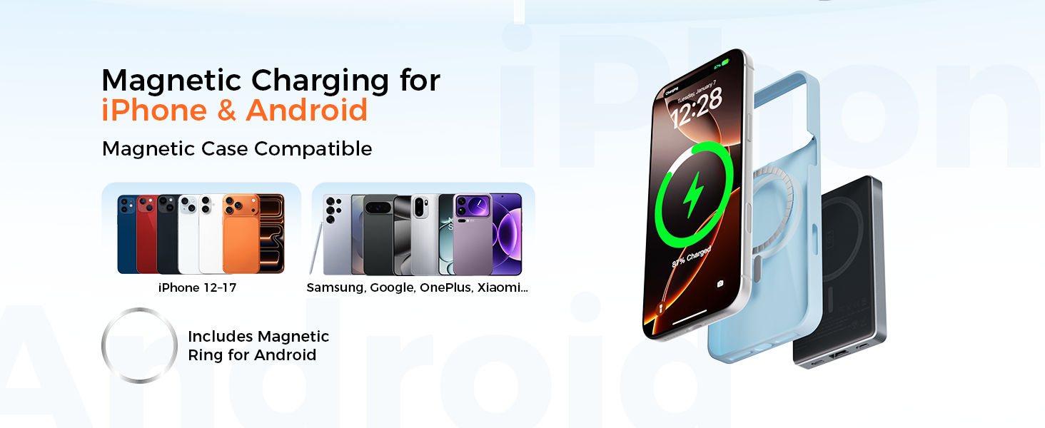 PD 35W Magnetic Wireless Power Bank 10000mAh 1