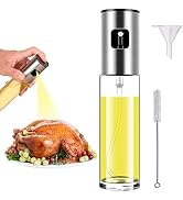 ZEREOOY Oil Sprayer for Cooking Olive Oil Sprayer Mister for Air Fryer Vegetable Vinegar Oil Port...