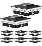 btfarm Solar Post Cap Lights Outdoor 4x4
