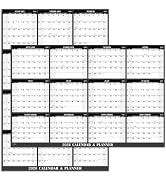 2026 Yearly Wall Calendar - Dry Erase Calendar 2026, Jan.2026 - Dec.2026, 2026 Wall Calendar 12 M...