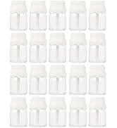 Housoutil 20PCS Empty Lip Gloss Tubes, Mini Refillable Lip Balm Containers, Transparent Plastic D...