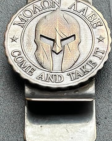 engraving brass coins