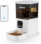 PGID Automatic Cat Feeder, 2.4G WiFi Automatic Dog Food Dispenser,Auto Dog Feeder with APP Contro...