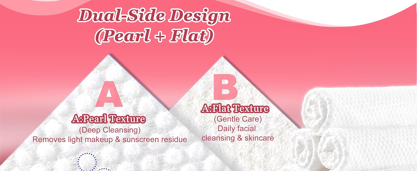pearl &amp;amp; flat disposable face fowel